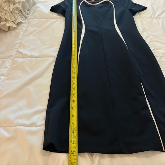 Marc Cain Elegant Black & White Dress Size 6 - Picture 7 of 12